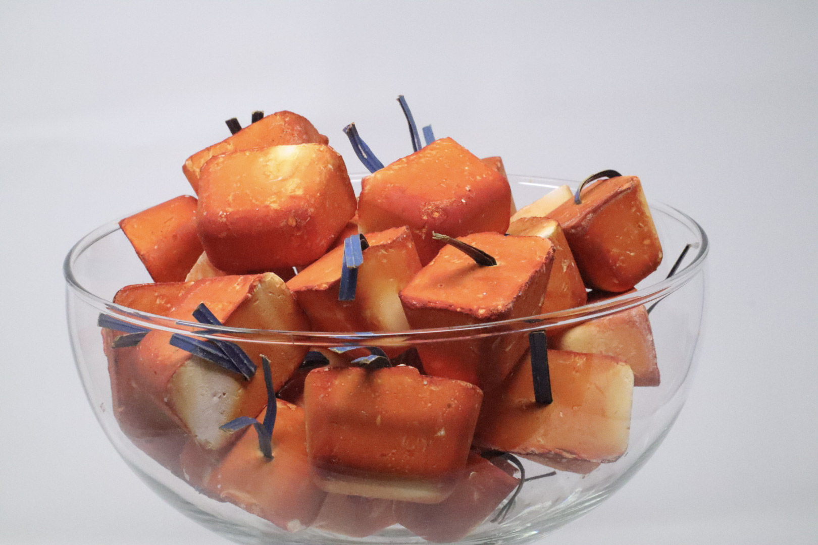 Orange calcium block